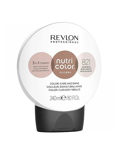 NOUVEAU Revlon Professional Nutri Color Filters 821 Beige argenté - 240 ml