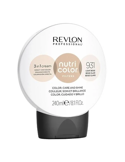 NOUVEAU Revlon Professional Nutri Color Filters 931 Beige clair - 240 ml