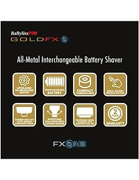 BabylissPro Fxone Goldfx Double Foil Shaver