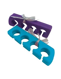 Séparateurs d'orteils en silicone Silkline, lot de 2 pièces