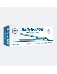 Fer plat compact ultra-fin BaBylissPRO Nano Titanium 1"