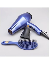 Ensemble sèche-cheveux et brosse ionique en céramique BabylissPro violet