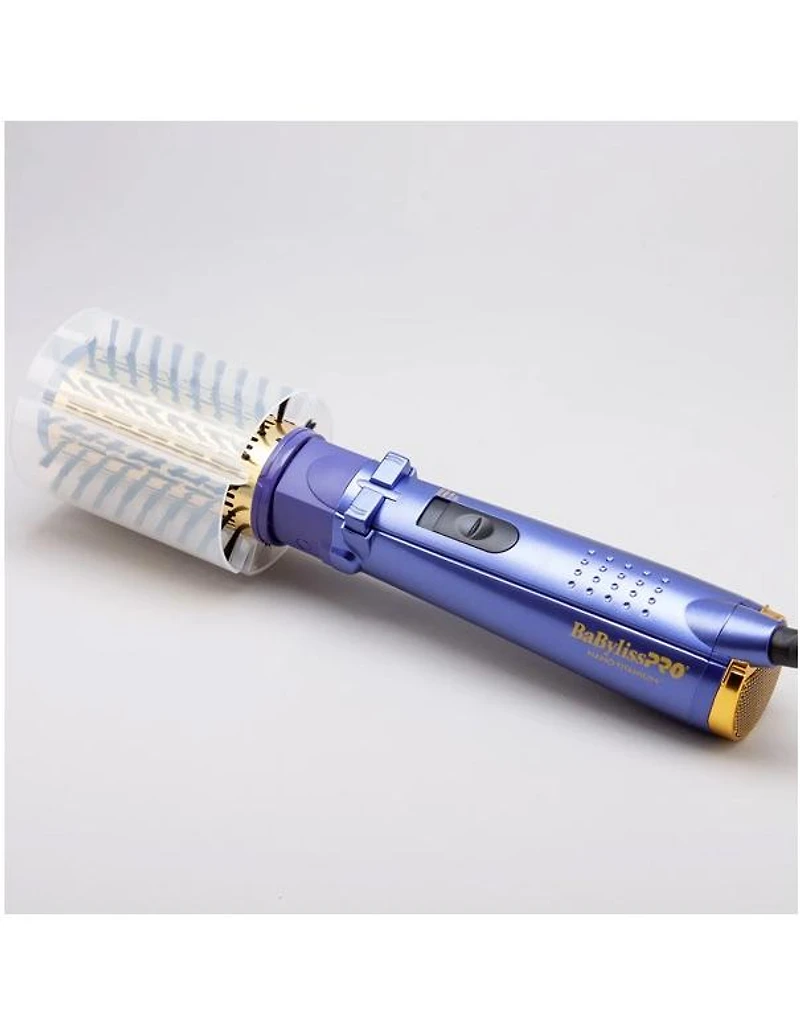 Ensemble de brosses à air chaud ioniques rotatives BabylissPro Nano Titanium Violet