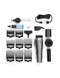 Tondeuse à cheveux BabylissPro Fxone Lo-profx haute performance à profil bas, argentée