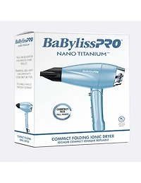 Sèche-cheveux compact ionique BaBylissPRO Nano Titanium