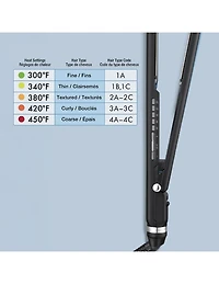 BaBylissPRO Nano Titanium Ultra Slim Flat Iron 1-1/2 - Black