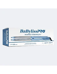 Fer plat en acier inoxydable au Nano Titane de BaBylissPRO - 1 pouce