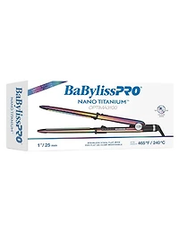 Fer plat BaBylissPRO Nano Titanium Optima 1" en acier inoxydable