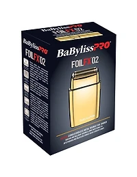 Rasoir sans fil BaByliss PRO Gold à double grille métallique - FXFS2G