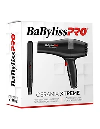 BabylissPro Ceramix Xtreme Hairdryer & Flat Iron Duo