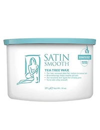Satin Smooth Tea Tree Cream Wax With Eucalyptus - 397g - SSW14TTG