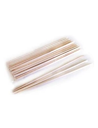 Bâtonnets Silkline en bois de bouleau, pointes biseautées, 7 (17,5 cm) - Sachet de 144