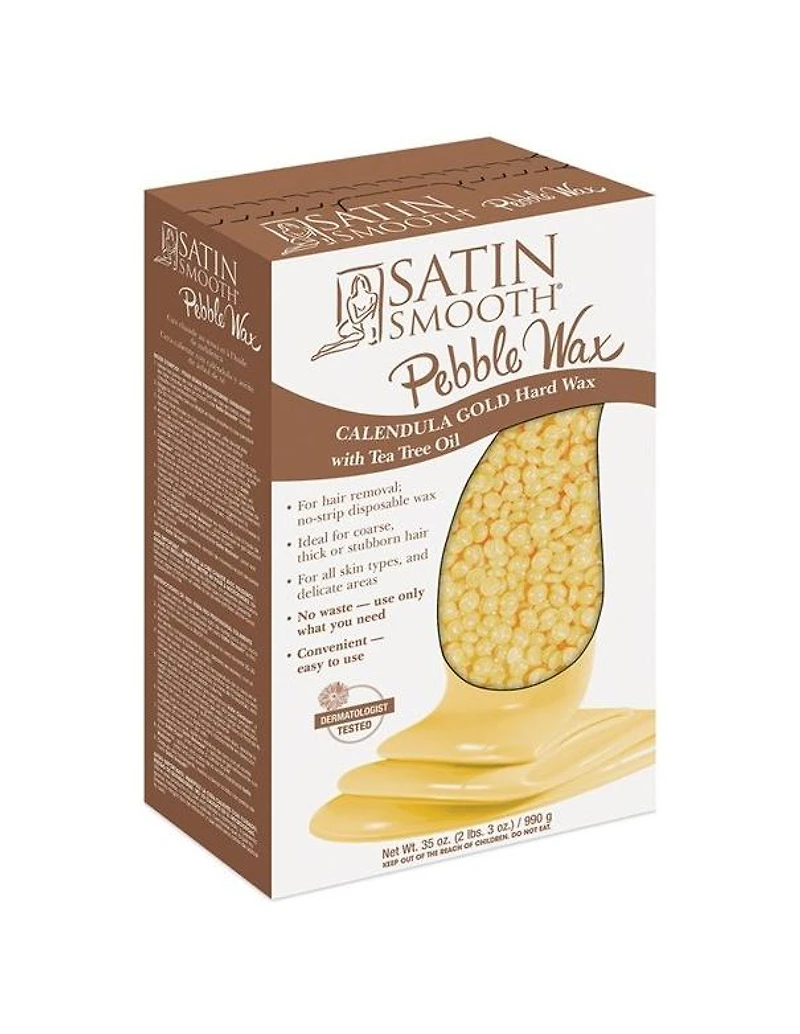Satin Smooth Pebble Wax Calendula Gold Hard Wax