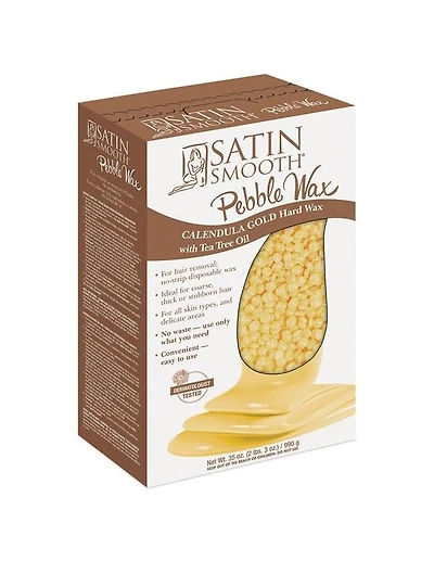 Satin Smooth Pebble Wax Calendula Gold Hard Wax