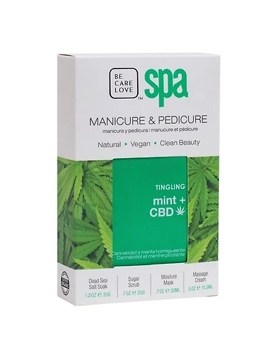 Coffret de sachets à usage unique Be Care Love Spa - Menthe pétillante CBD