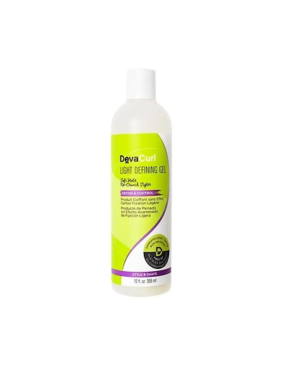 Gel fixateur léger DevaCurl, tenue souple et sans craquements - 355 ml