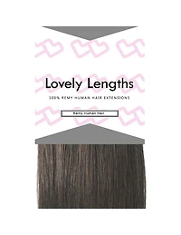 Extensions à clips Lovely Lengths 16 pouces 1 noir