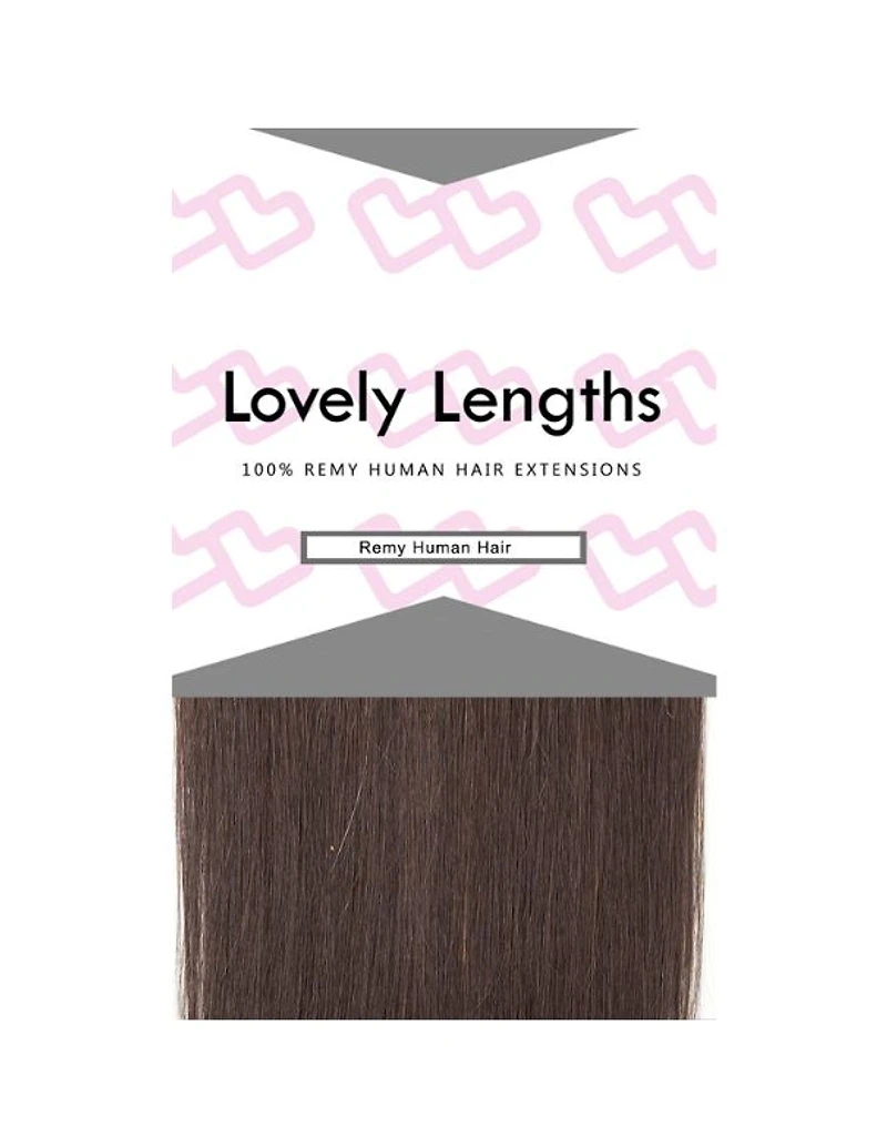 Lovely Lengths Clip-In Extensions 16 Inch 2 Dark Brown