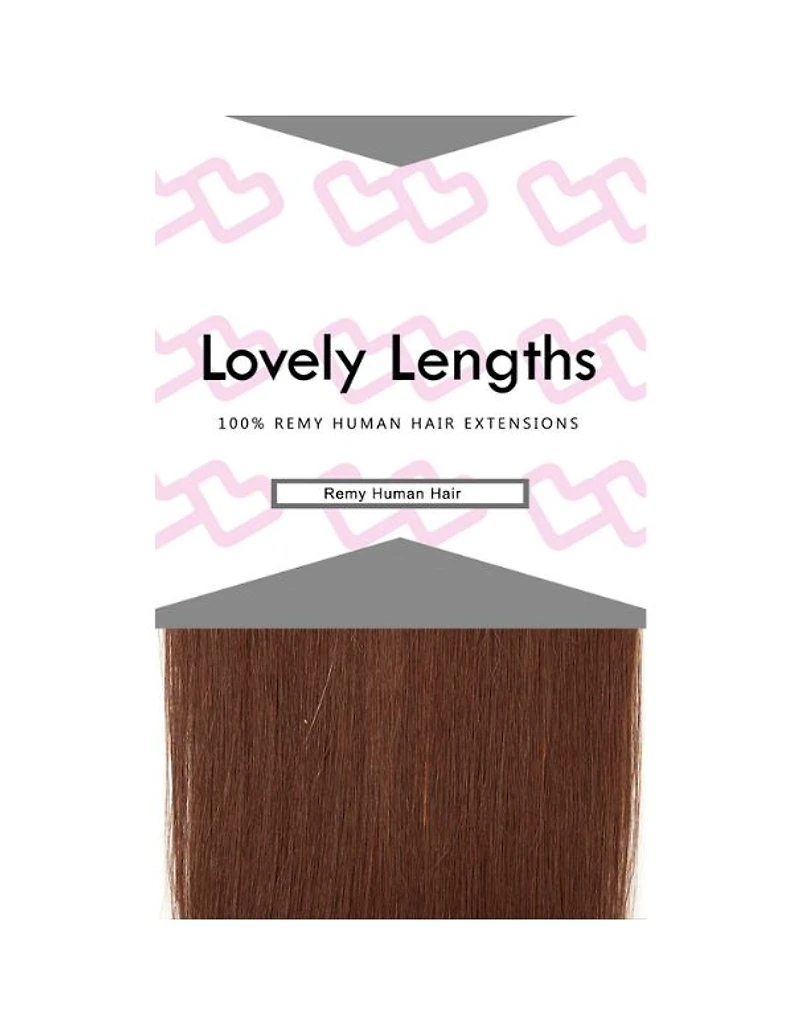 Extensions à clips Lovely Lengths 40 cm, couleur châtain moyen