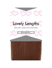 Extensions à clips Lovely Lengths 40 cm, couleur châtain moyen