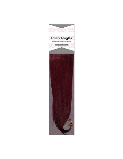 Lovely Lengths Clip-In Extensions Inch 99J Plum