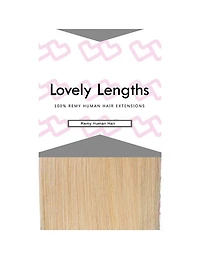 Lovely Lengths Clip-In Extensions Inch 613 Bleach