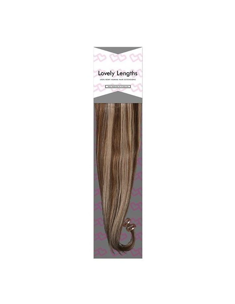 Lovely Lengths Clip-In Extensions Inch 816 Honey Ash