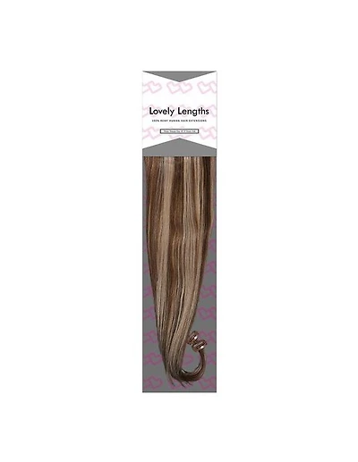 Lovely Lengths Clip-In Extensions Inch 816 Honey Ash