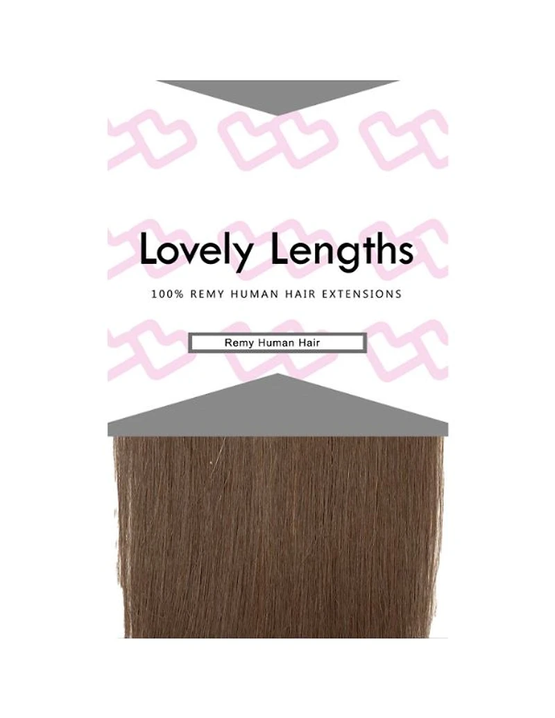 Lovely Lengths Clip-In Extensions 20 Inch 8 Honey Brown