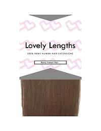 Lovely Lengths Clip-In Extensions 20 Inch 8 Honey Brown