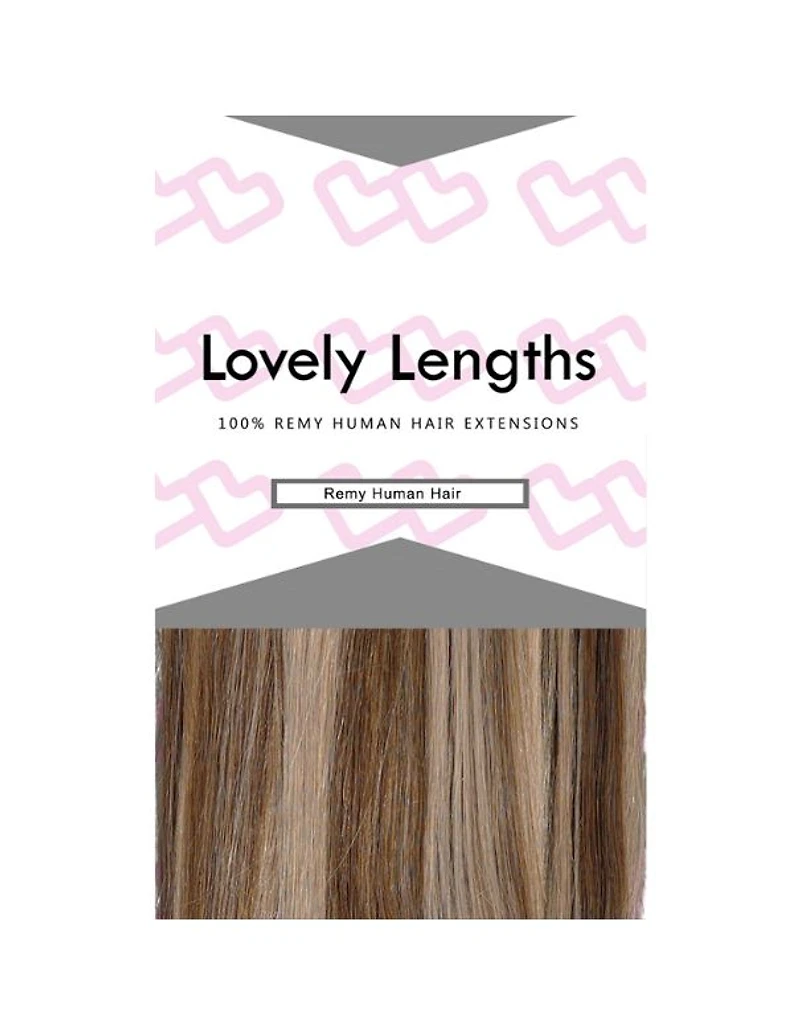 Extensions à clips Lovely Lengths 20 pouces, couleur miel cendré 816
