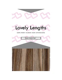 Extensions à clips Lovely Lengths 20 pouces, couleur miel cendré 816