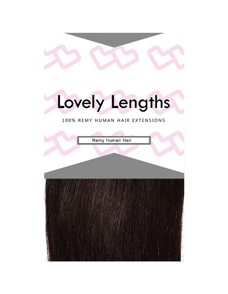 Lovely Lengths Clip-In Extensions 20 Inch 1B Natural Black