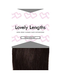 Lovely Lengths Clip-In Extensions 20 Inch 1B Natural Black