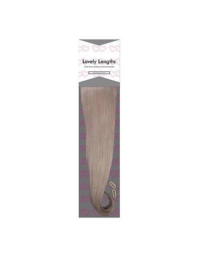 Extensions à clips Lovely Lengths 20 pouces Argent glacé