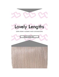 Extensions à clips Lovely Lengths 20 pouces Argent glacé