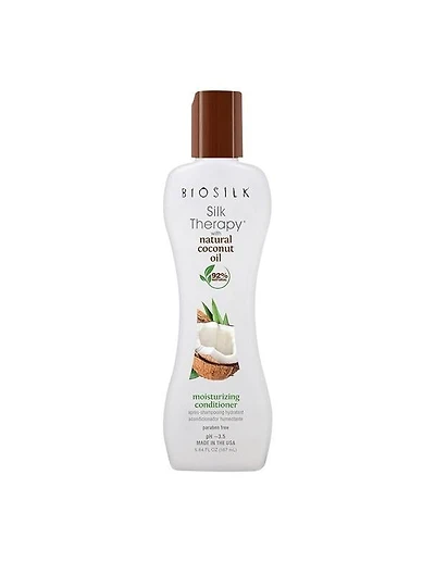 Après-shampoing hydratant à l'huile de coco Biosilk Silk Therapy - 167 ml