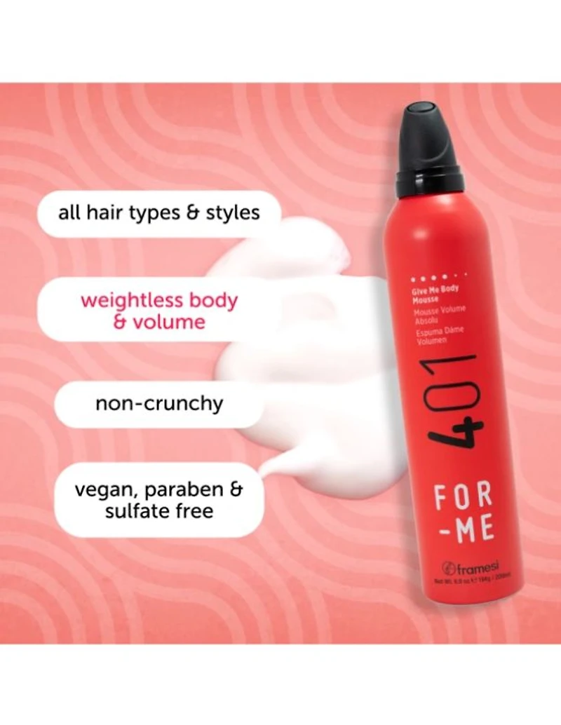 Framesi FOR-ME Give Me Body Mousse 401 - 187g