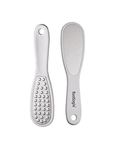 Lime à manche caoutchouté double face Footlogix - Grossier-Fin