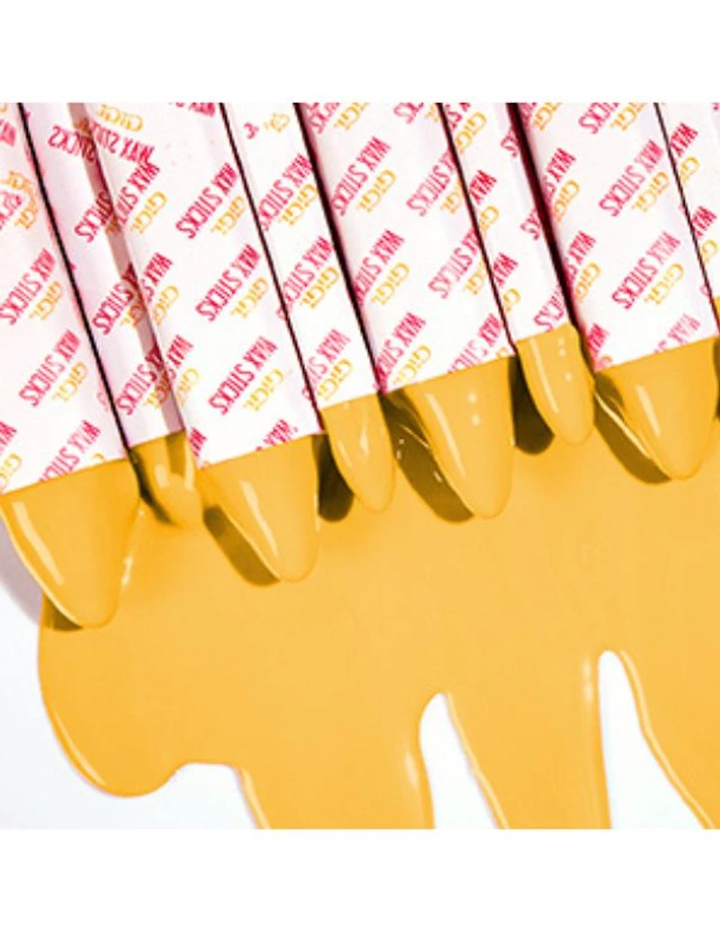 Bâtonnets de cire GiGi, lot de 2 - Jaune