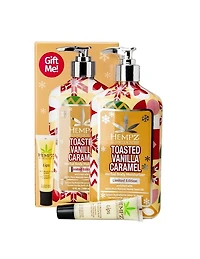Coffret cadeau Hempz Toasted Vanilla Caramel Body Moisturizer Lip Balm