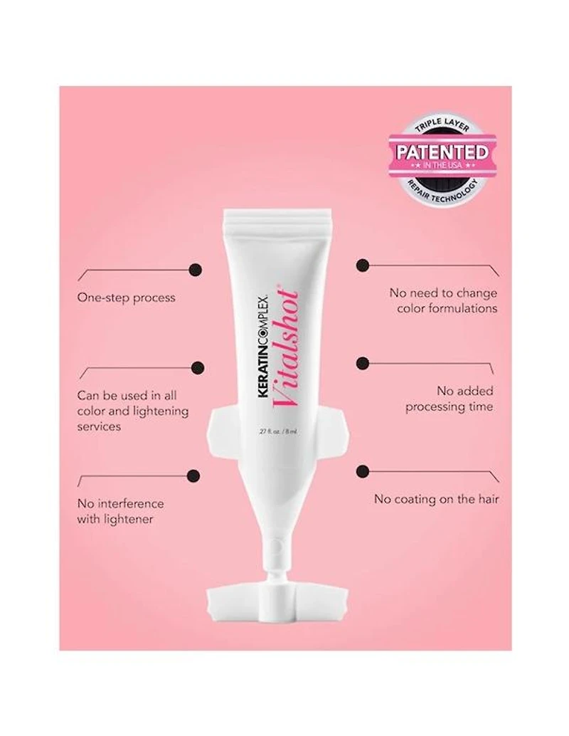 Keratin Complex Vitalshot Bond Rebuilder 80 ml - paquet de 10