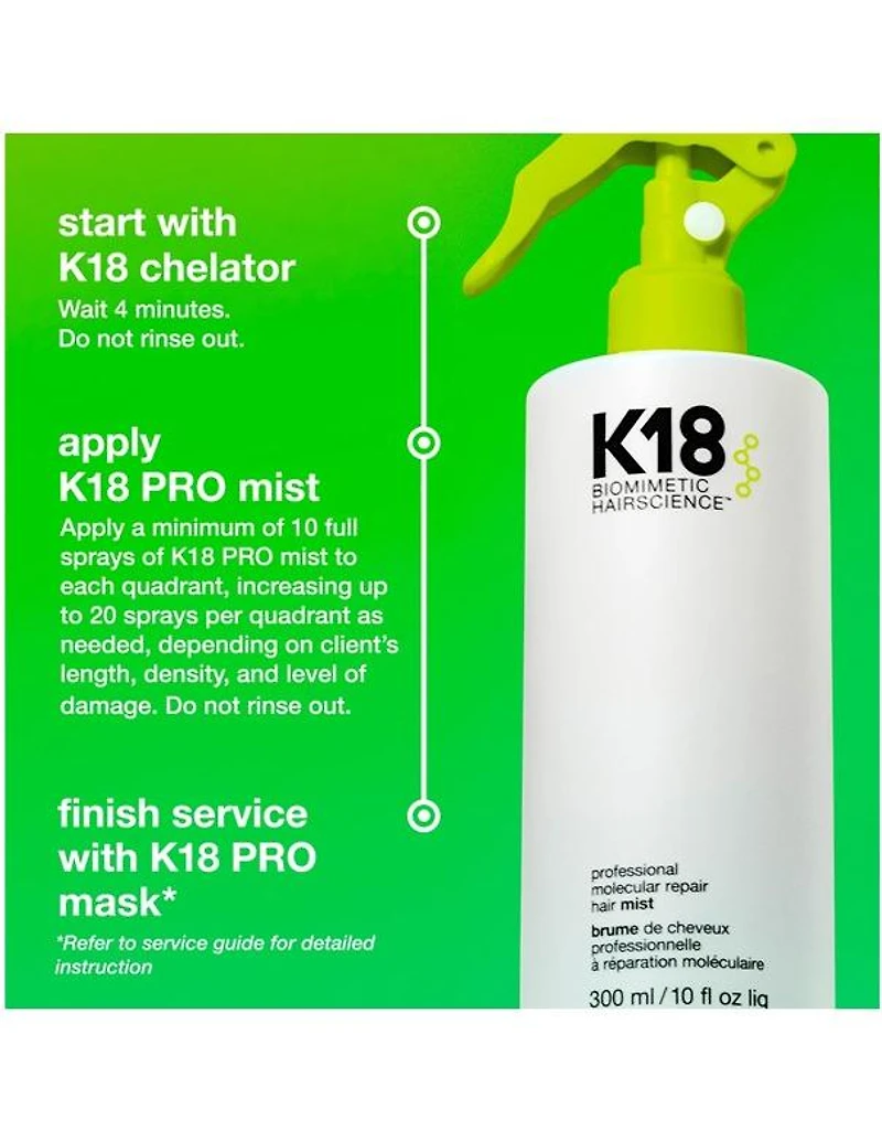 Brume capillaire réparatrice moléculaire K18 - 300 ml