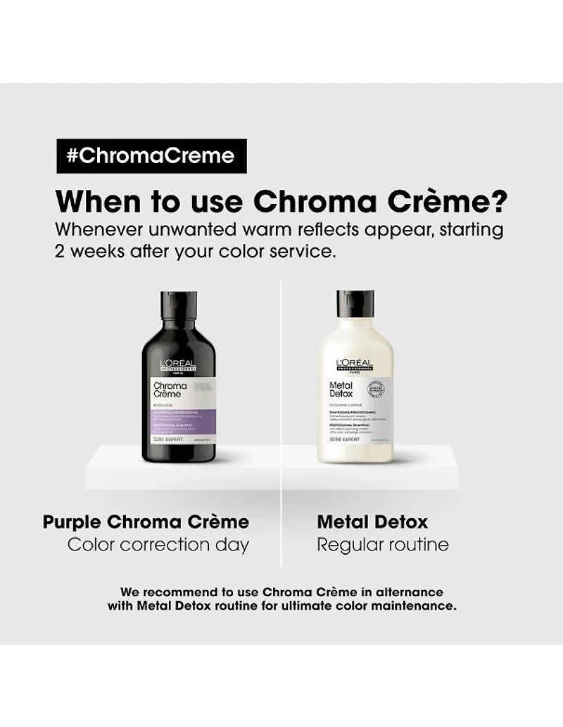 L'Oreal Chroma Crème Purple Shampoo - 500ml