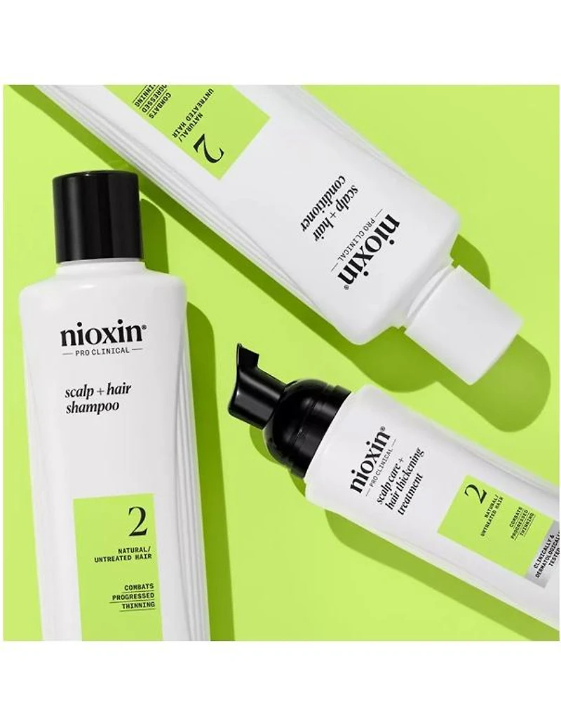 Shampoing Nioxin System 2 pour cuir chevelu et cheveux - 300 ml