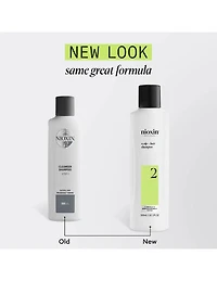 Shampoing Nioxin System 2 pour cuir chevelu et cheveux - 300 ml