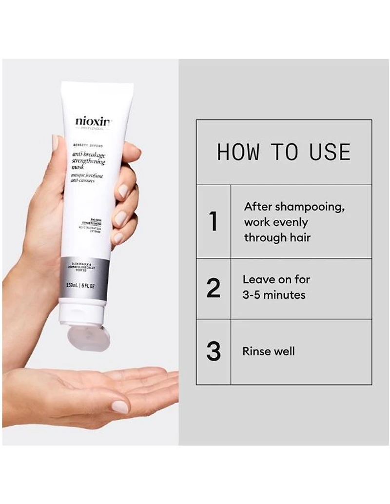 Masque fortifiant anti-casse Nioxin Density Defend - 150 ml