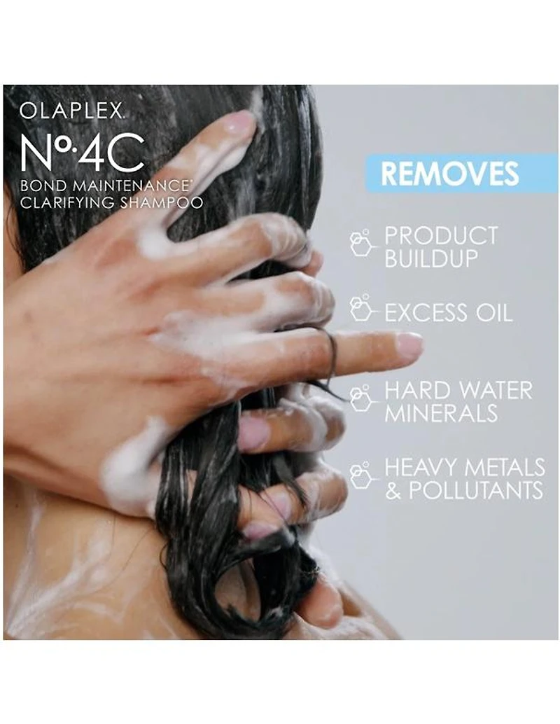 Shampoing clarifiant Olaplex No.4C pour la réparation des liaisons - 250 ml
