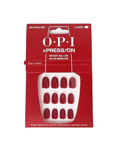 Ongles OPI xPRESS-ON Big Apple Red