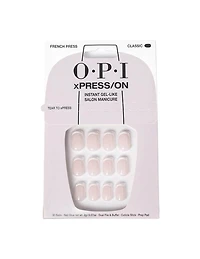 Ongles courts French Press OPI xPRESS-ON